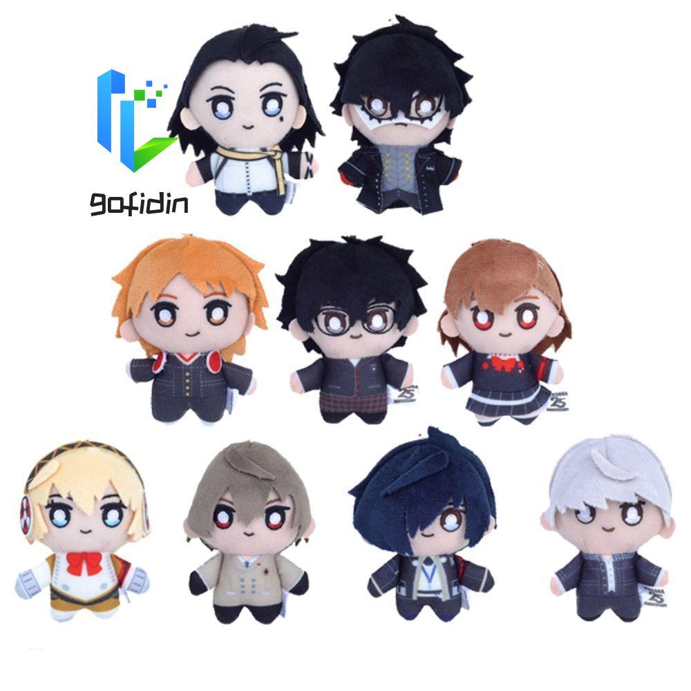 GOFIDIN Persona Đồ chơi sang trọng, Cosplay Anime Búp bê sang trọng Joker Shiomi Mặt dây chuyền, Ba 