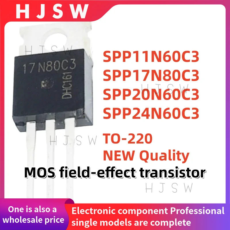 5 CÁI SPP11N60C3 SPP17N80C3 SPP20N60C3 SPP24N60C3 11N60C3 17N80C3 20N60C3 24N60C3 SPP11N60 SPP17N80 