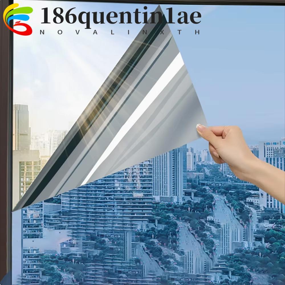 QUENTIN1AE Nhãn dán kính chặn nắng, Phim cửa sổ gương một chiều chống nắng tự dính, PVC tiện lợi chố