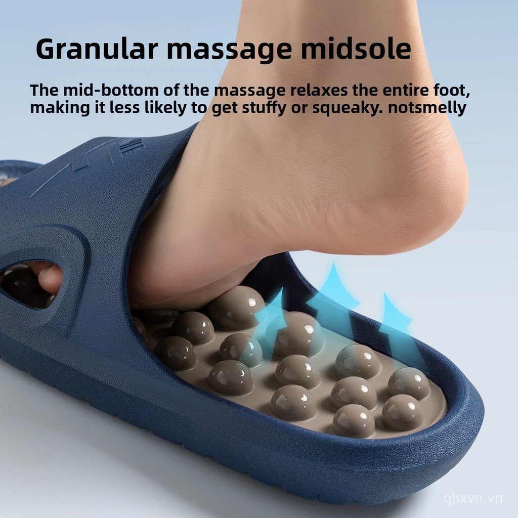 Dép Massage Bấm huyệt Nam Chống Trơn Trượt Trong Nhà Yên Tĩnh OALN U6LV