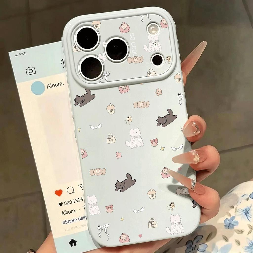 mèo Đối với iPhone 1715 Case 16P New 1413 Soft Case 16 Dễ thương XR