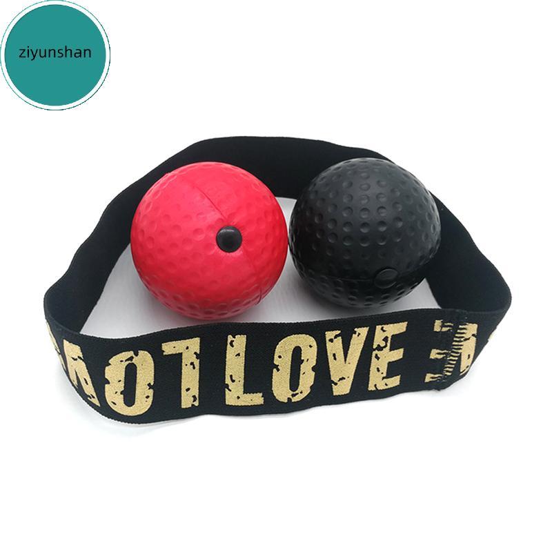 Ziyunshan Boxing Speed Ball Head-mounted PU Punch Ball MMA Sanda Training Hand Eye Reaction Gym Sand