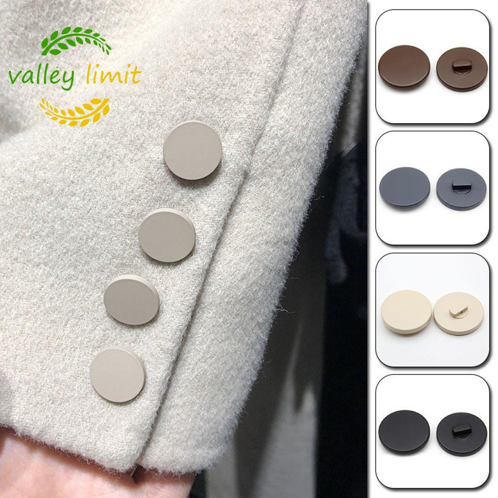 valley limit Valley Limit Nhựa Shank Nút Cho Áo Quần Len Đen Trắng