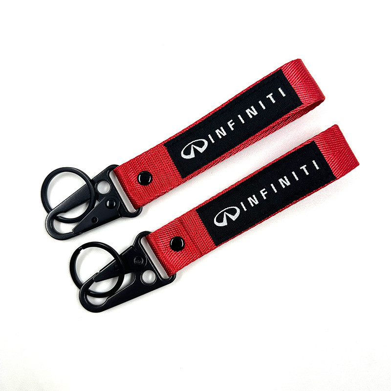 Móc khóa xe Nylon thêu cho Infiniti FX35 Q50 G35 G37 G20 Qx56 Qx50 QX60 QX80 Stingray Q45 QX70 FX37 