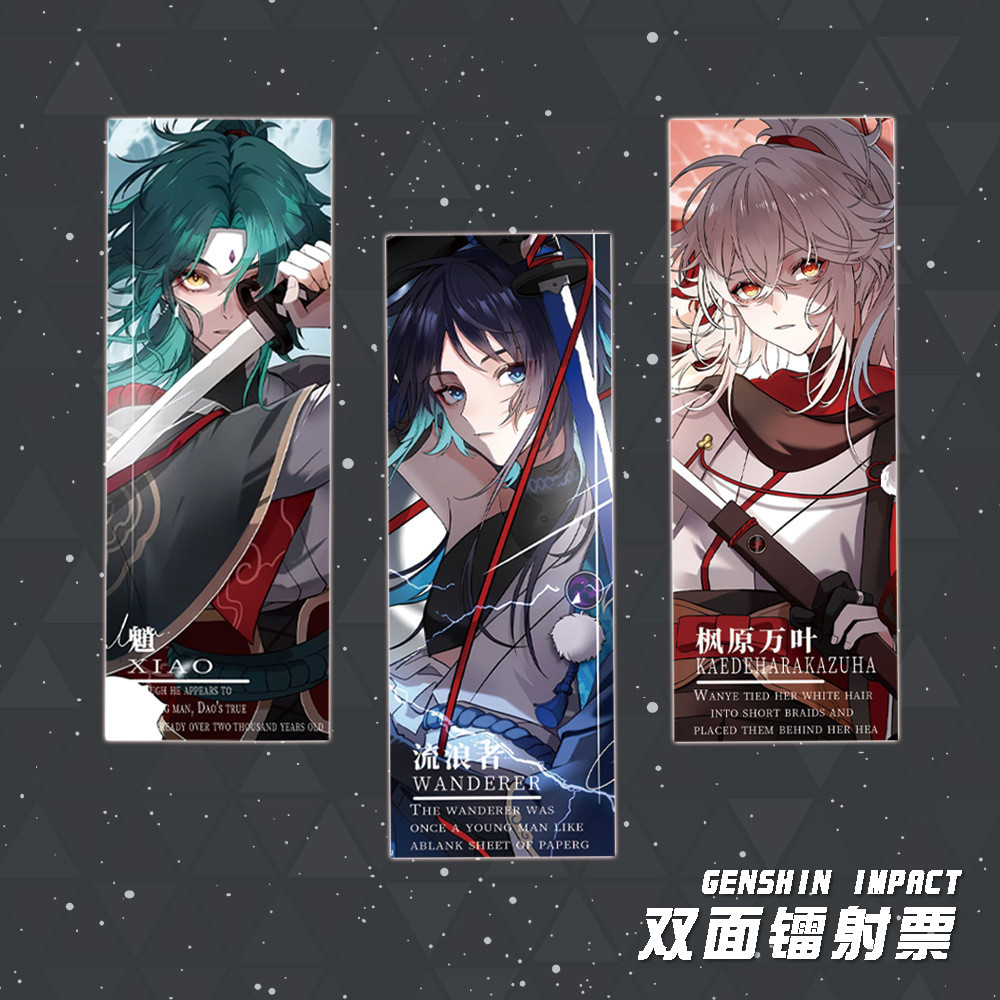 Yuanshen Genshin Impact Laser Vé Wanderer Kamahara Ichiba Game Hàng hóa