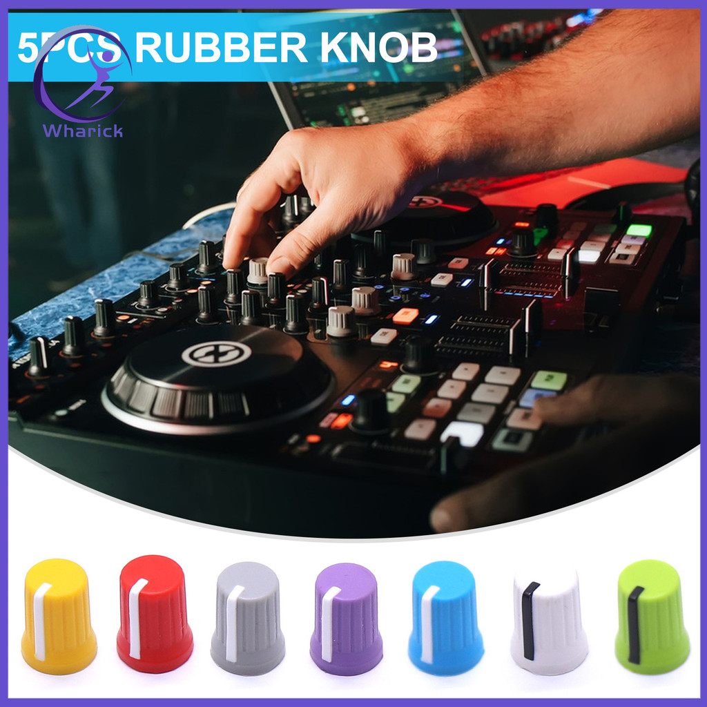[Wharick] Sẵn SÀNG- 5 Cái Đa Năng EQ Xoay Núm Thay Thế Chống Mài Mòn Kích Thước Mini Lắp Đặt Đơn Giả