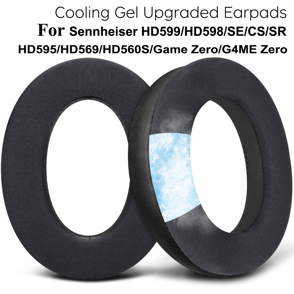 Miếng đệm tai Gel làm mát cho Sennheiser HD599 / HD598 / SE / CS / SR / HD595 / HD569 / HD560S / Gam