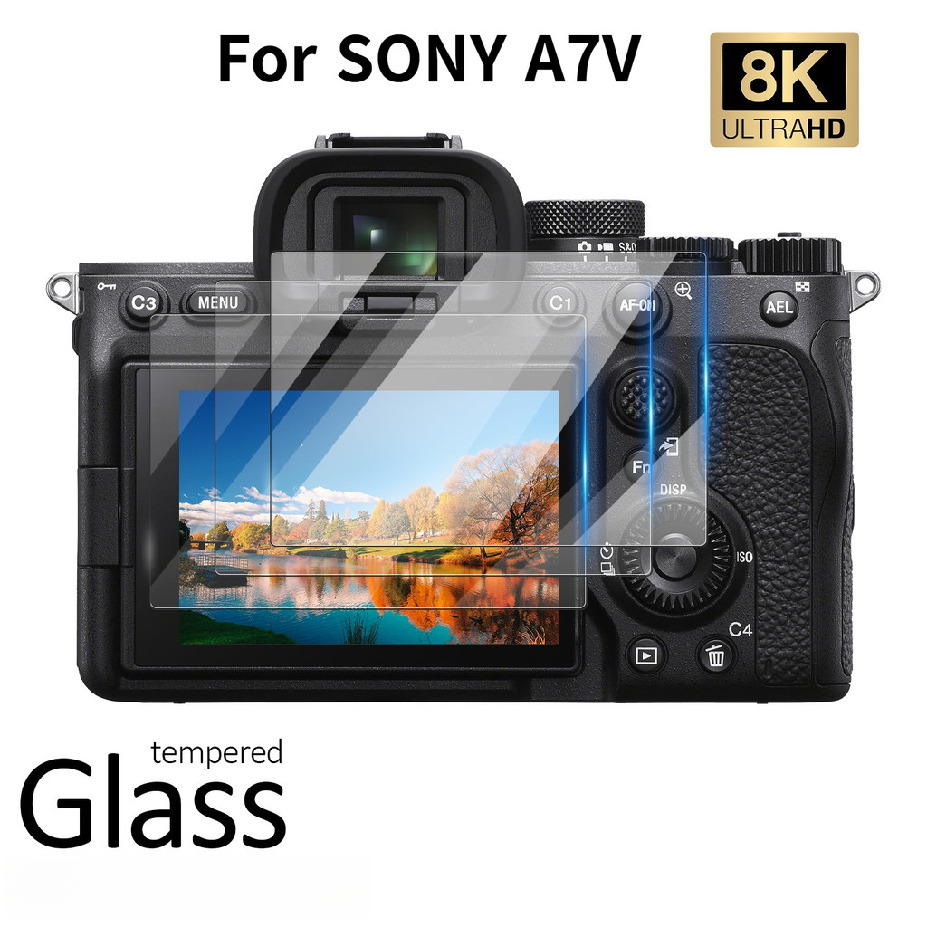 Kính cường lực bảo vệ 9H cho Sony A7R4 / A7R5 / A7S3 / A9 / A93 / FX3 - Vỏ màn hình LCD chống trầy x