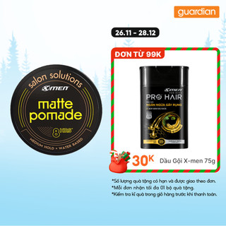  Sáp Vuốt Tóc Giữ Nếp Và Ít Bóng Tóc X-Men Salon Solution Matte Pomade 70gr 