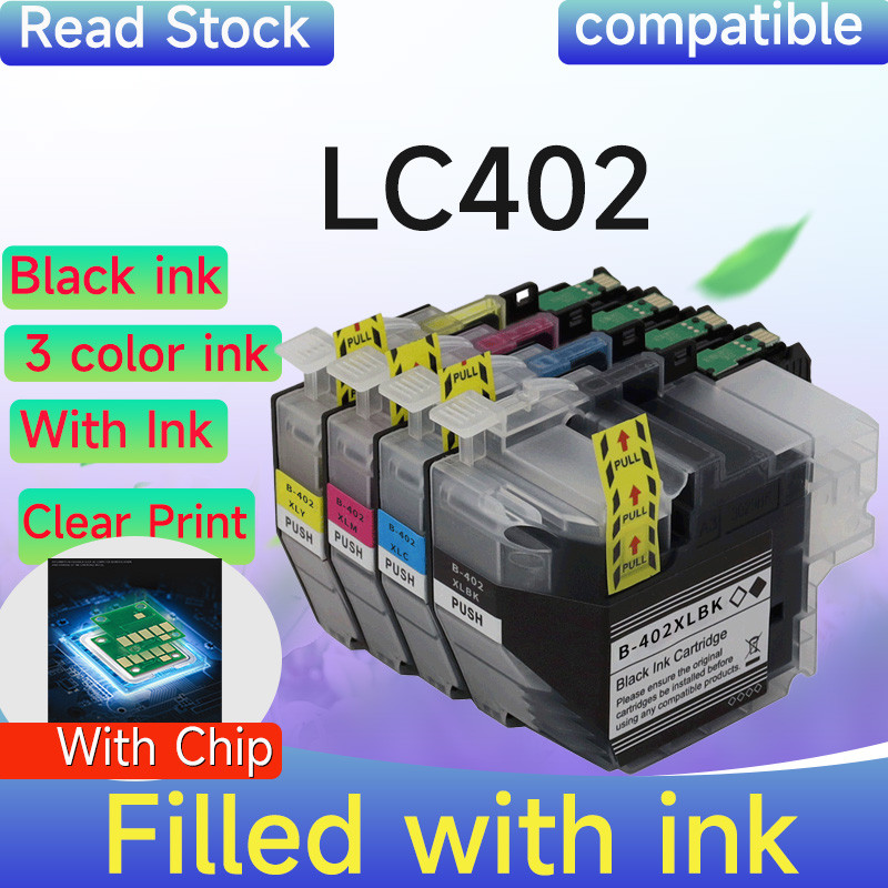 Tương thích với hộp mực Brother LC402 MFC-J5340DW, J6740DW, J6540DW và J6940DW.