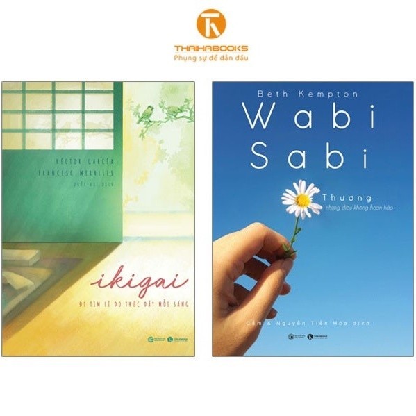 Sách - COmbo Ikigai và Wabi sabi
