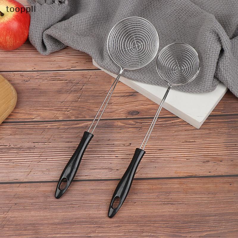 Tooppll] thép không gỉ Dây cống Scoop nóng nồi cống Scoop cống dầu tràn Scoop mới