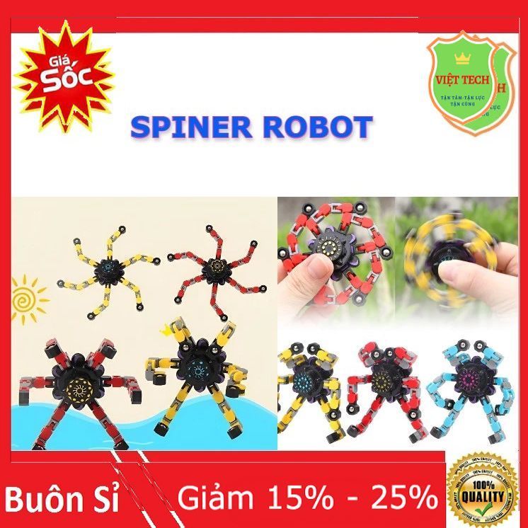 Con Quay Spinner Robot biến hình lắp ghép