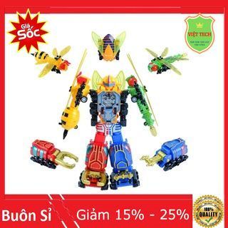 Bộ đồ chơi lắp ráp Siêu Nhân 5 con vật