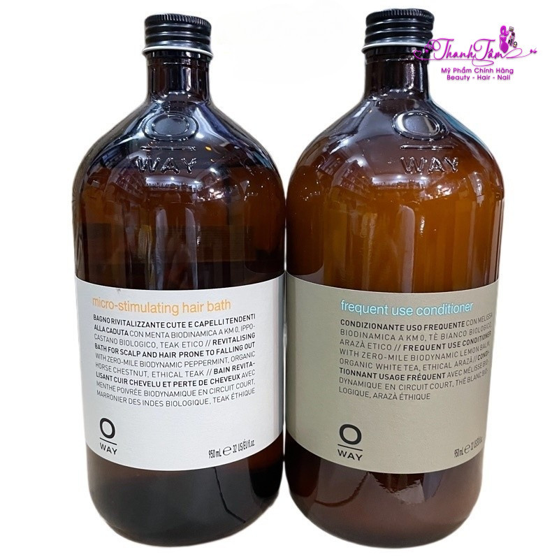 DẦU GỘI XẢ CHỐNG RỤNG OWAY MICRO-STIMULATING HAIR BATH 950ML/950ML ( New ) .TT