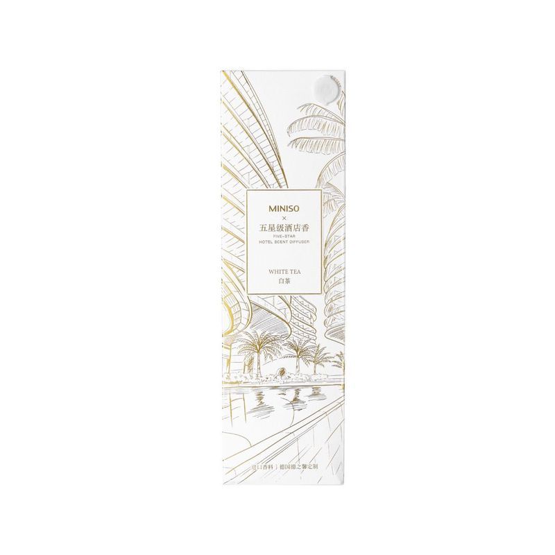 Five-Star Hotel Series-Fireless Aromatherapy (Trà trắng, 120mL) Bao gồm phí giao hàng Express 5-15-9