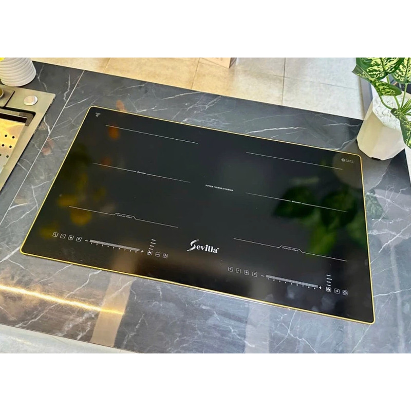 Bếp từ đôi Sevilla SV-EG680 mẫu bếp mới nhất 2026, Sevilla SV EG680 Bảo hành 3 năm tại nhà.