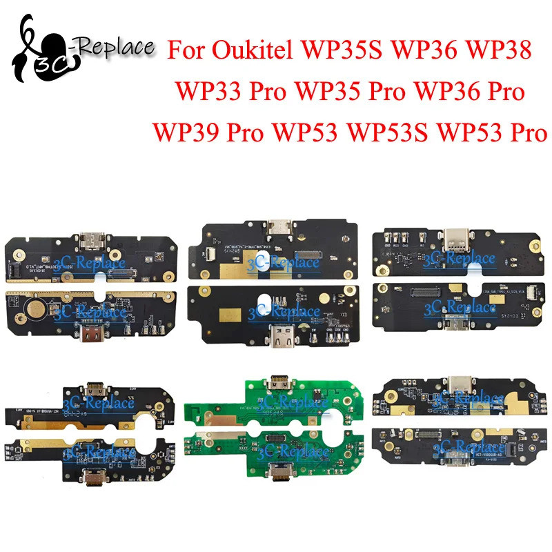 Dành Cho Oukitel WP35S WP38 WP33 Pro WP35 Pro WP36 Pro WP39 Pro WP53S WP53 Pro USB Đế Sạc jack Cắm C