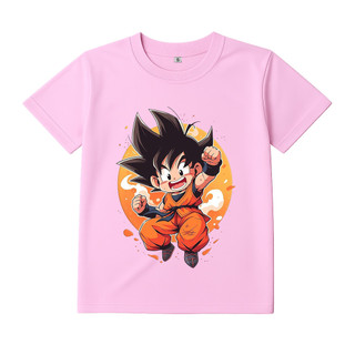 Áo Thun Trẻ Em SONGOKU CHIBI, Chất Poly Thái , Có Size Lớn Từ 7-95kg, Nhiều Màu Áo, Size To Nhắn Shop, ANAMKIDS