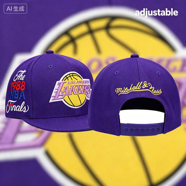 Mitchell & Ness Los Angeles Lakers Team HWC Hardwood Classic 1988 NBA Finals XL Patched Back Dunk, C