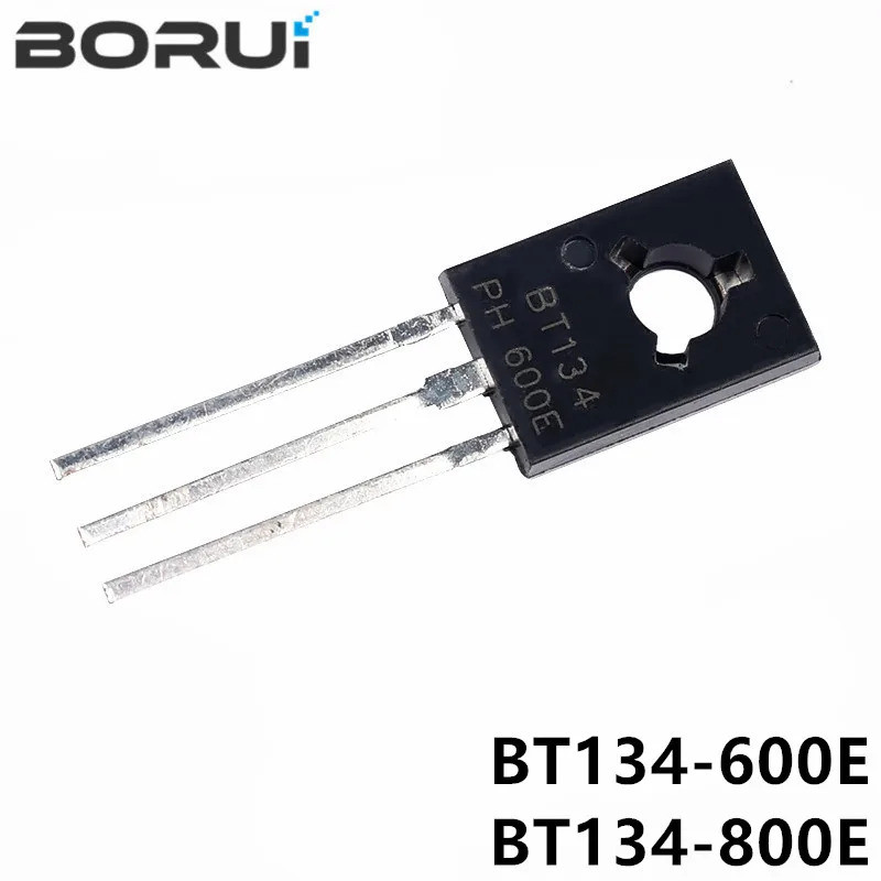 10 Cái / lốc BT134-600E BT134-600 BT134-800E BT134-800 BT134 4A 600V 800V Triacs cổng nhạy cảm chip 