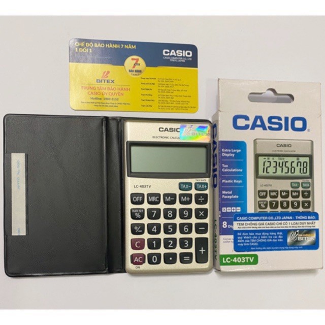 Máy tính CASIO LC-403TV