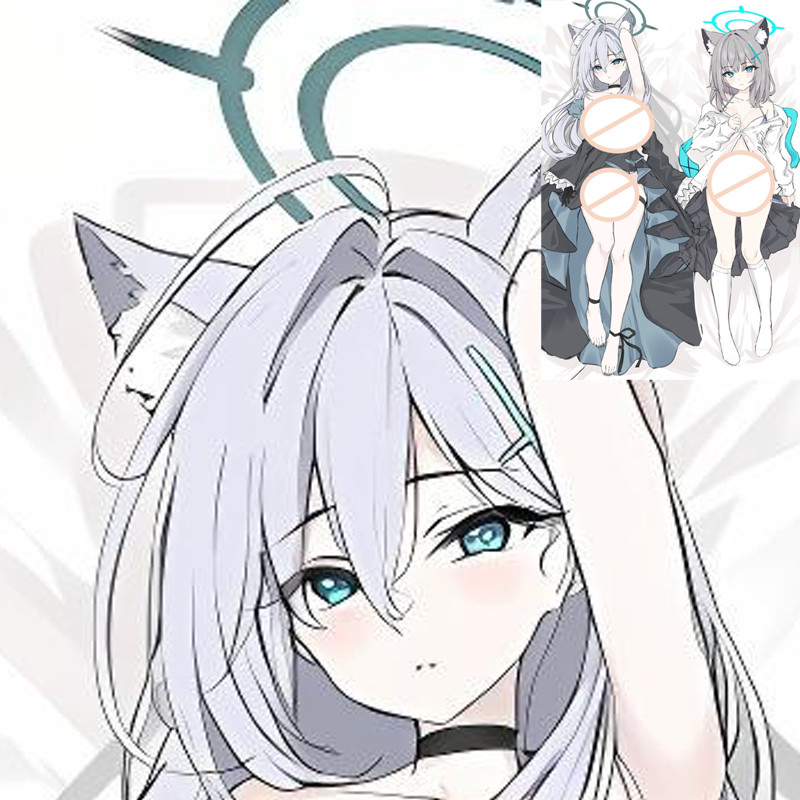 Dakimakura Blue Archive Sunaokami Shiroko Gối In Hai Mặt Anime Vỏ Gối