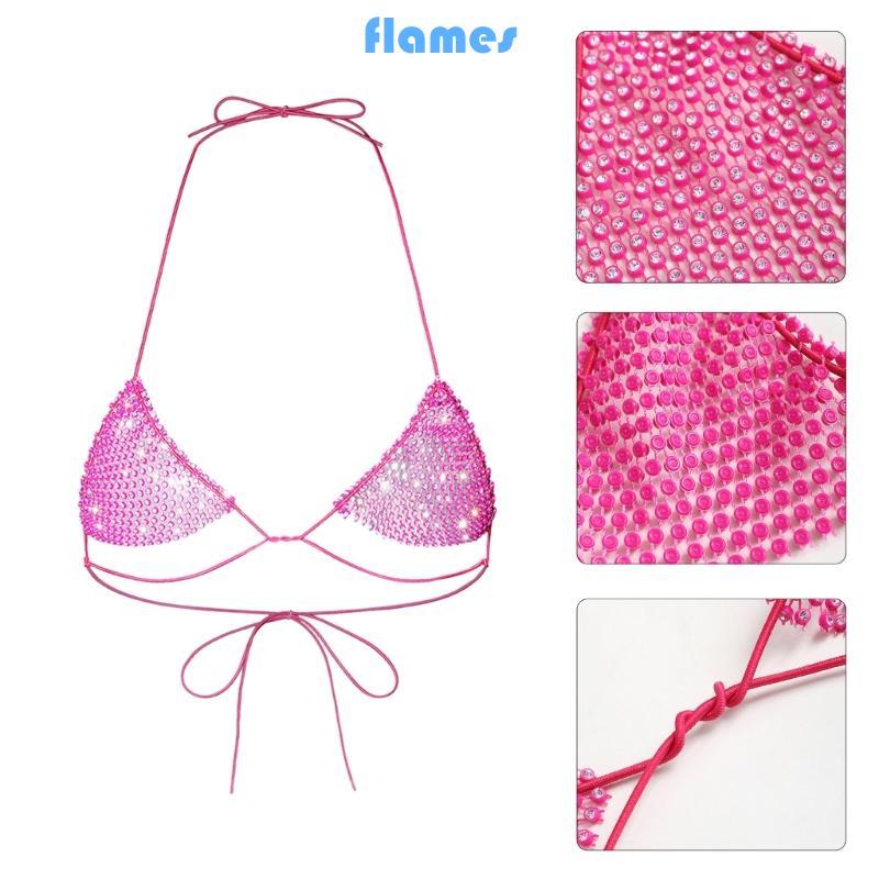 Áo cánh-sơ-mi magenta có cổ trang trí kim cương giả lấp lánh làm từ polyester