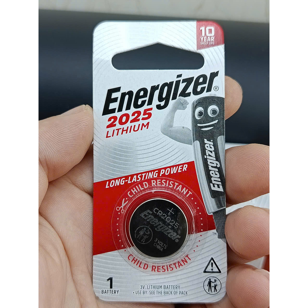 Pin Cúc Áo Energizer - CR2025 BP1 - Vỉ 1 Viên