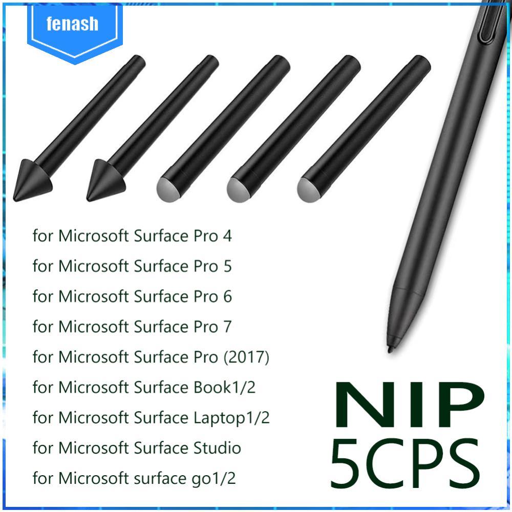 Bộ 5 Đầu Bút Chính Hãng Đầu Bút Cho Microsoft Surface Pro 7 / 6 / 5 / 4 / Sách / Studio / Go HB HB H