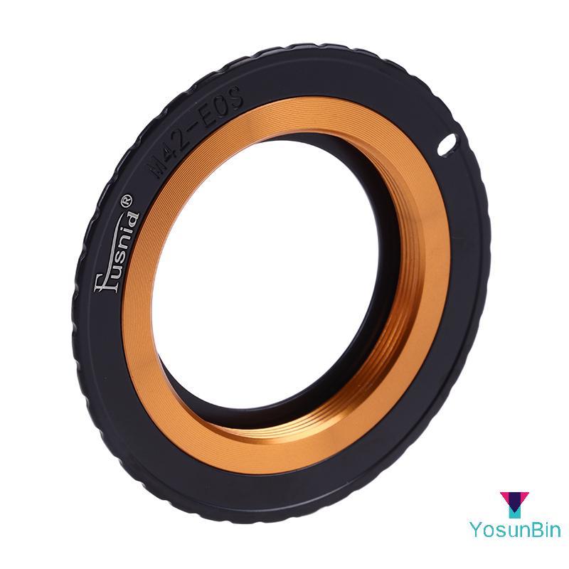 YosunBin] Ống Kính M42 Sang Canon EOS EF Adapter Vòng Có Thể Điều Chỉnh Ống Kính M42 Cho Thân Canon 