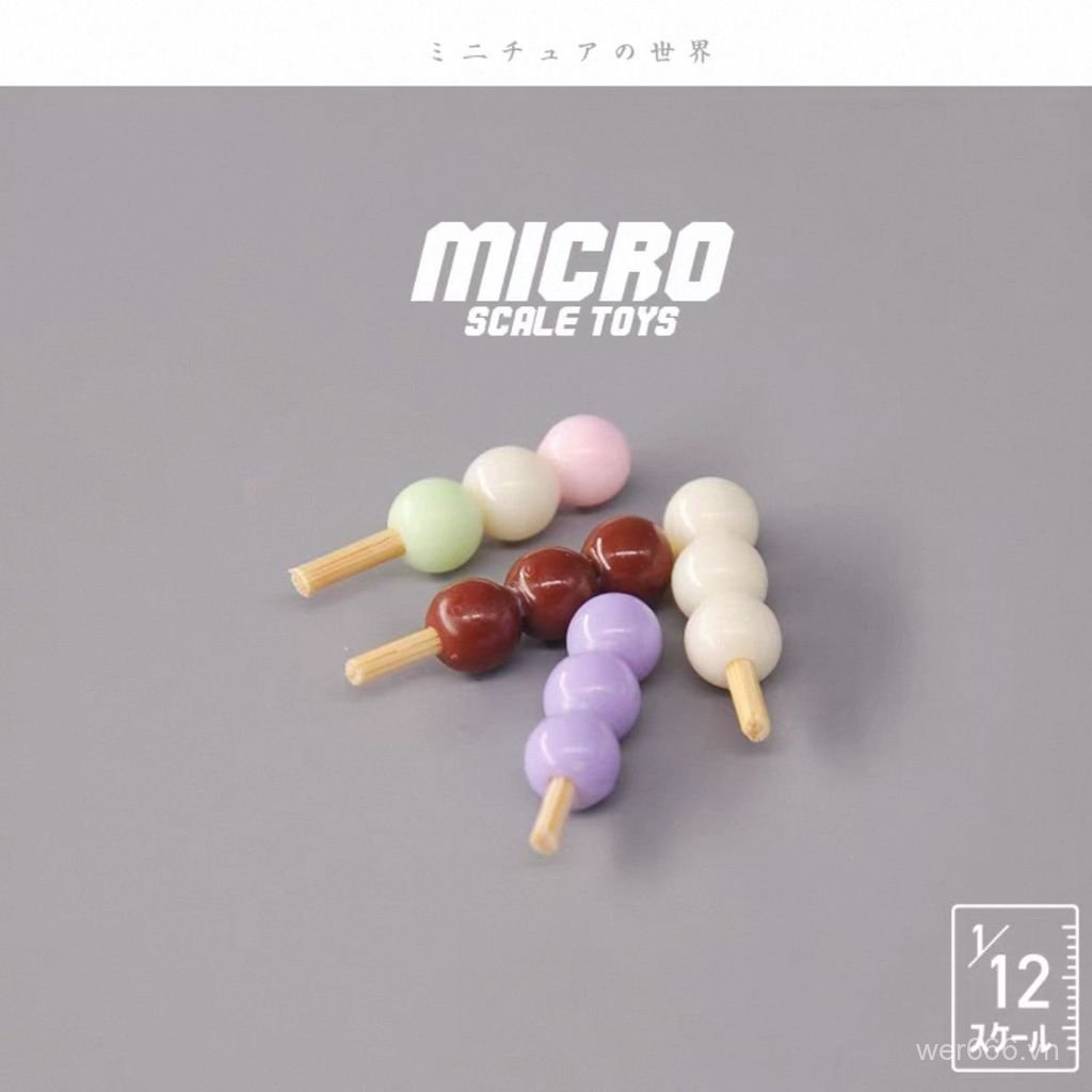 Nhà Búp Bê Nhà Búp Bê Mô Hình 1 / 12 Kẹo Đồ Chơi Cảnh Mô Hình Trái Cây Nhật Bản Mini Bóng Gạo Nếp Bá