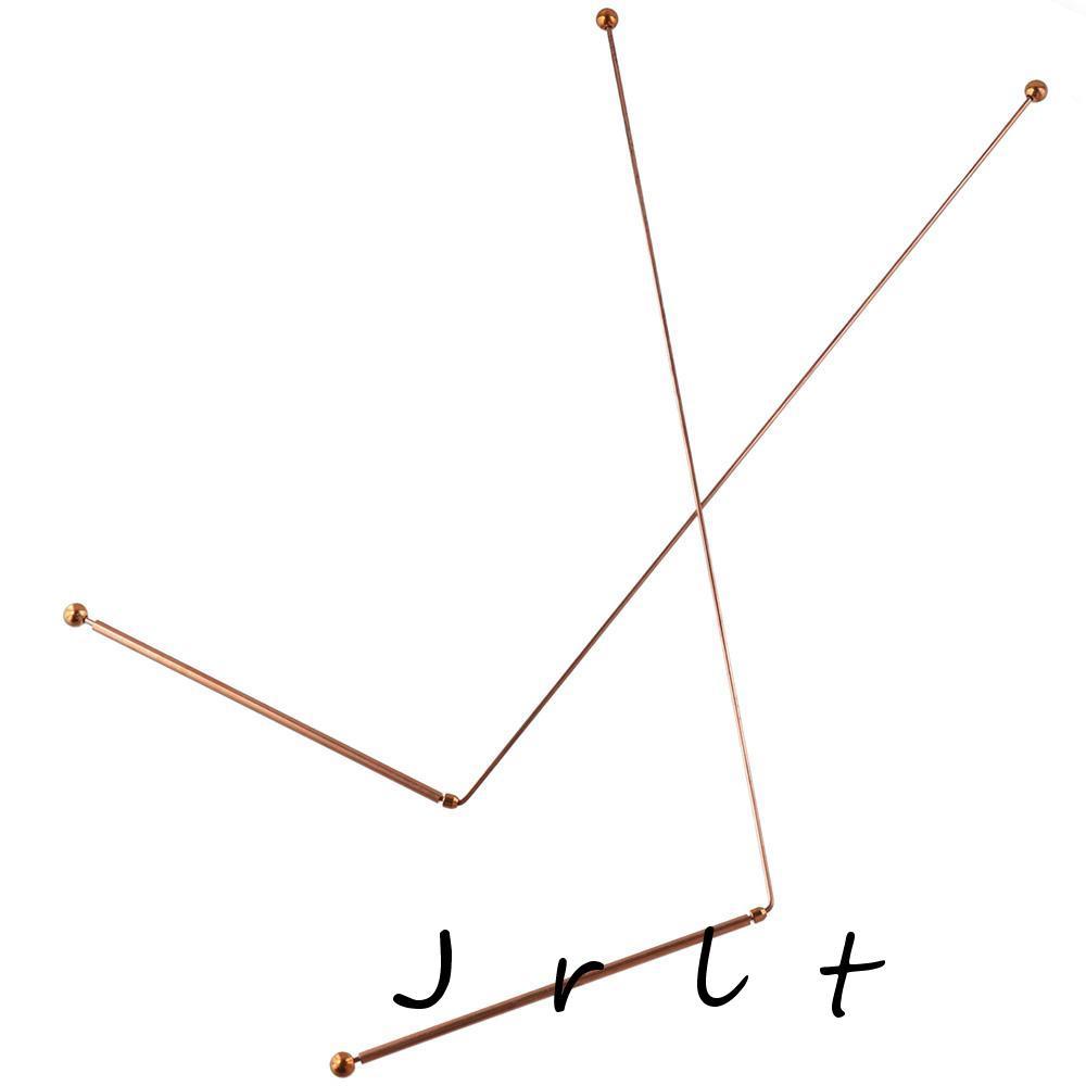 JRLT 2 Chiếc Thiết Bị Ma, 99,9% Đồng Nguyên Chất Thanh Dowsing Đồng, Treasure Ghost hunters Ghost