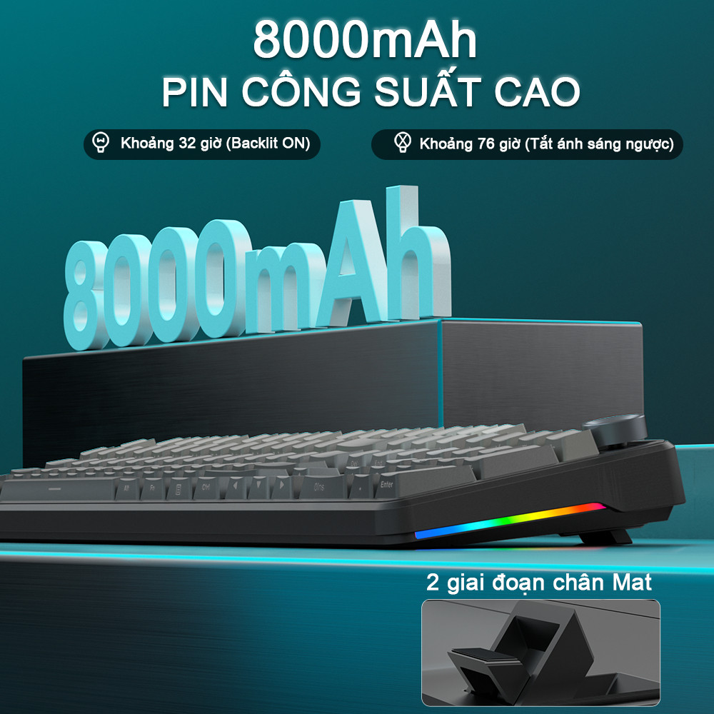[BH 12TH] AULA F108PRO Bàn Phím Cơ 104 Phím LCD - 3 Chế Độ Pin 8000mAh Màn Hình 1.4 Tháo Lắp Nóng Bàn phím chơi game RGB | BigBuy360 - bigbuy360.vn