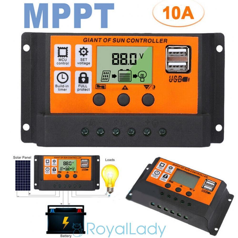 #ROYALLADY#Sturdy and Reliable MPPT PWM Solar Charge Controller for Optimal Performance