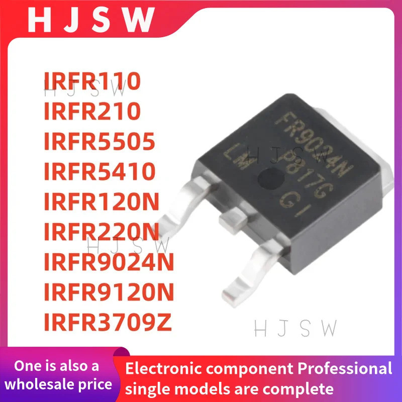 5 Chiếc IRFR110 IRFR210 IRFR5505 IRFR5410 IRFR120N IRFR220N IRFR9024N IRFR9120N IRFR3709Z FR110 FR90