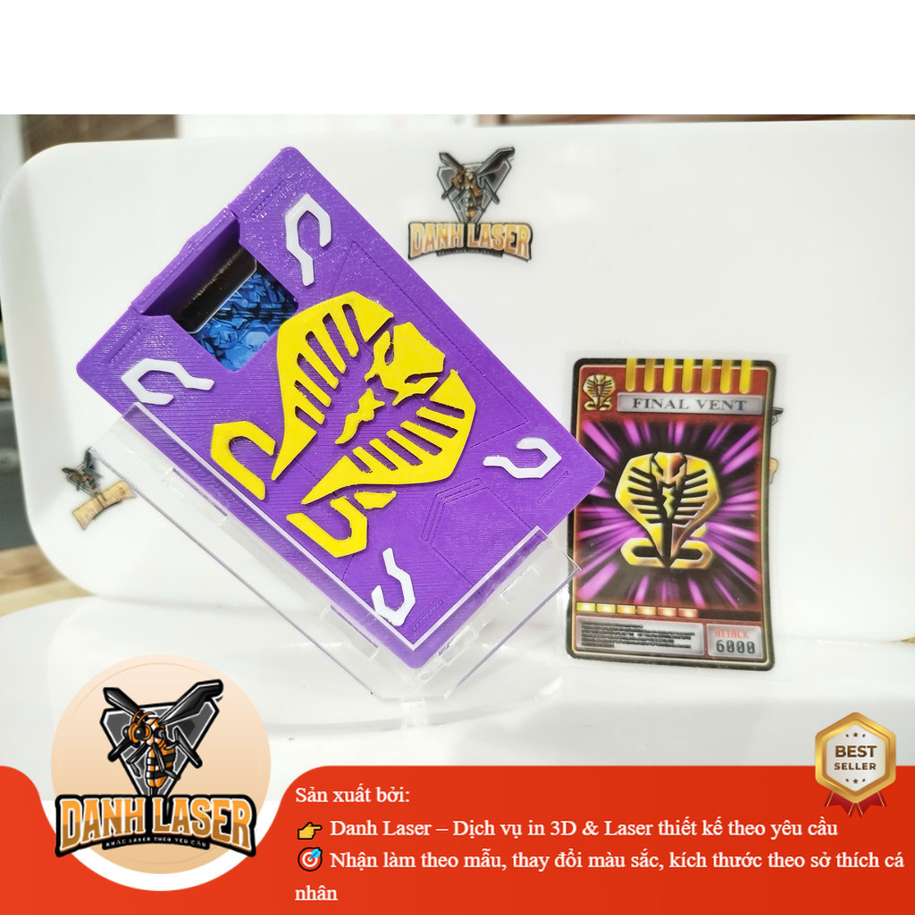 Hộp Đựng Thẻ ATM Kamen Rider Ryuki Đa Năng In 3D Kamen Rider Ouja