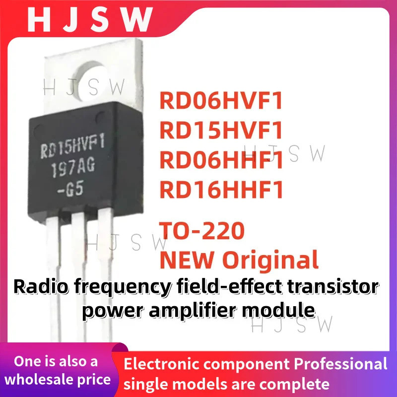 5 CÁI RD06HVF1 RD15HVF1 RD06HHF1 RD16HHF1 TO-220 Mô-đun khuếch đại công suất bán dẫn hiệu ứng trường