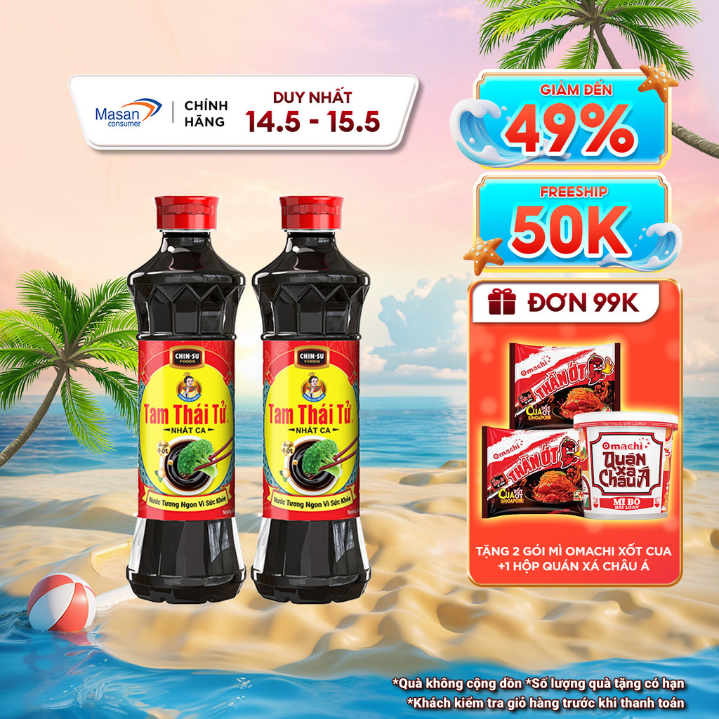 Combo 2 Nước Tương Tam Thái Tử Nhất Ca 650ml