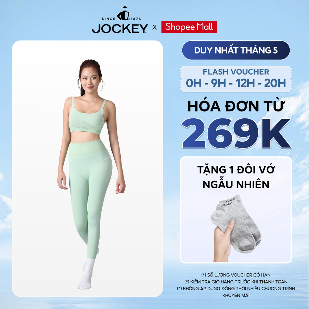 [New Arrival] Quần legging thể thao nữ Jockey seamfree - J4025