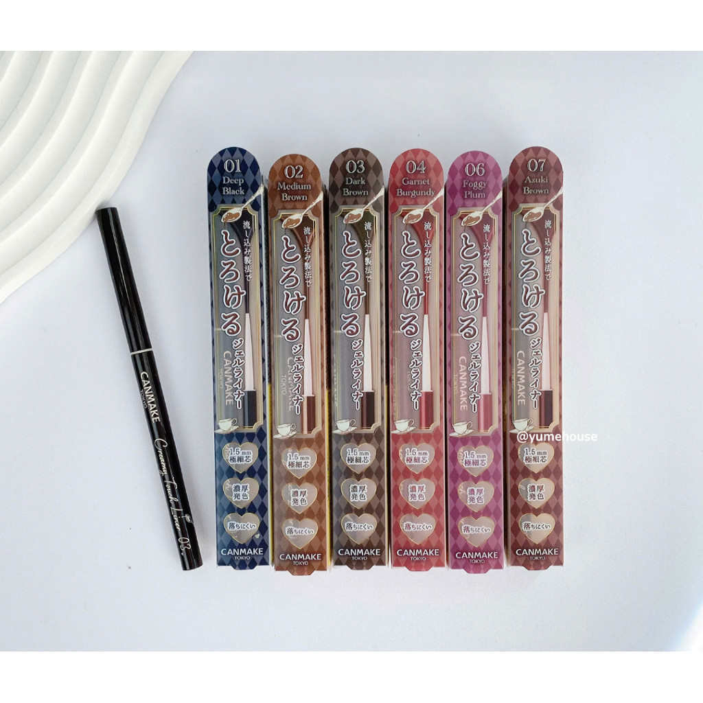 Chì kẻ mắt Canmake Creamy Touch Liner lâu trôi chống nước