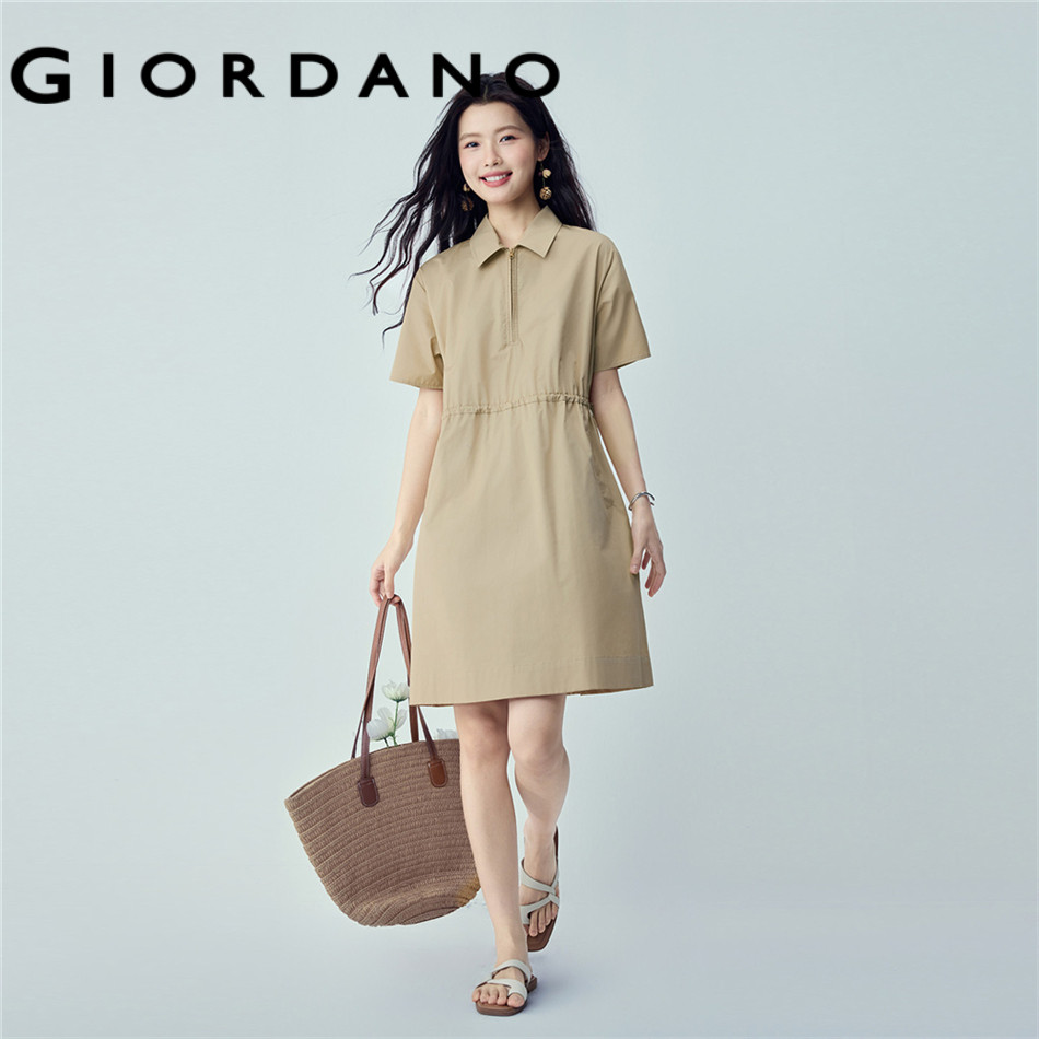 GIORDANO WOMEN Women Dress - Cotton 05466338