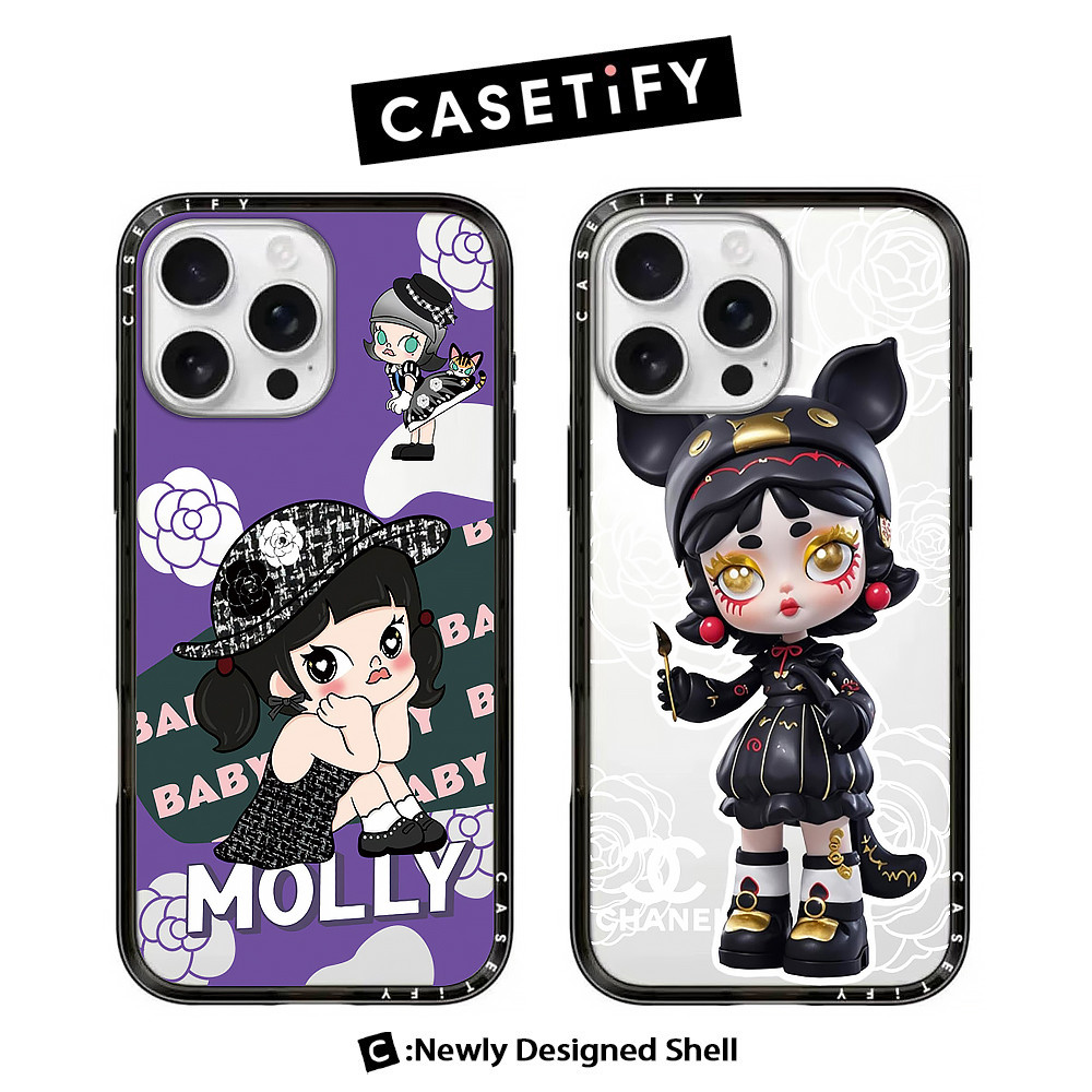 CASE Molly Series 2 Acrylic Mới Có Từ Tính Cho IPhone 17 Pro Max / 17 16 15 14 13 Pro Max Vỏ Bảo Vệ 
