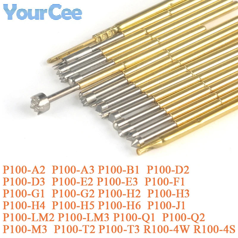 20 Cái / 10 Chiếc P100 Đầu Dò Thử Nghiệm Có Thể Thu Vào P100-A2 A3 B1 D2 D3 E2 E3 F1 G1 G2 H2 H3 H4 