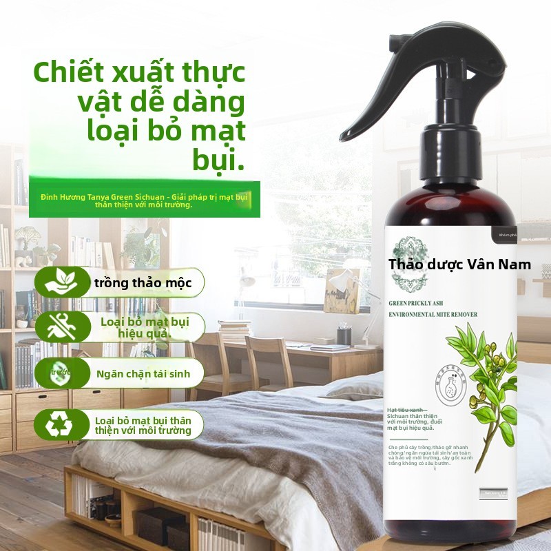 Yunnnan Materia Medica Green Pepper Removal Spray, Công thức thực vật Nệm làm sạch an toàn thân thiệ