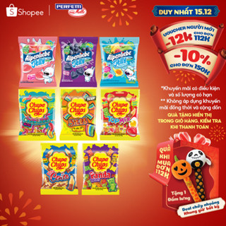  Kẹo dẻo Chupa Chups và Alpenliebe hương trái cây hỗn hợp hương cola mang đến vị ngọt vị chua và đa dạng hình dáng 