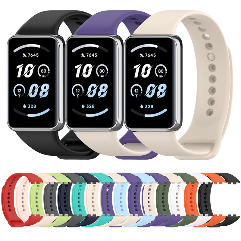 Dây đeo đồng hồ thể thao đầy màu sắc cho HONOR Band 9 Dây đeo cổ tay silicon mềm Dây đeo tay cho Hon