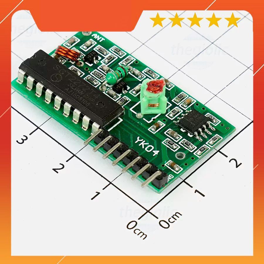 2272-T4-433Mhz Mạch Thu RF 433Mhz IoT Maker 90