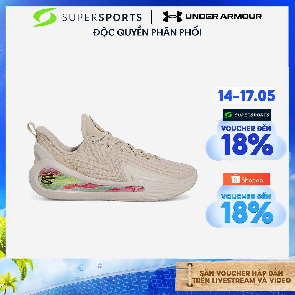 Giày Bóng Rổ Unisex Under Armour Curry 12 Strn - Be - 3028498-280