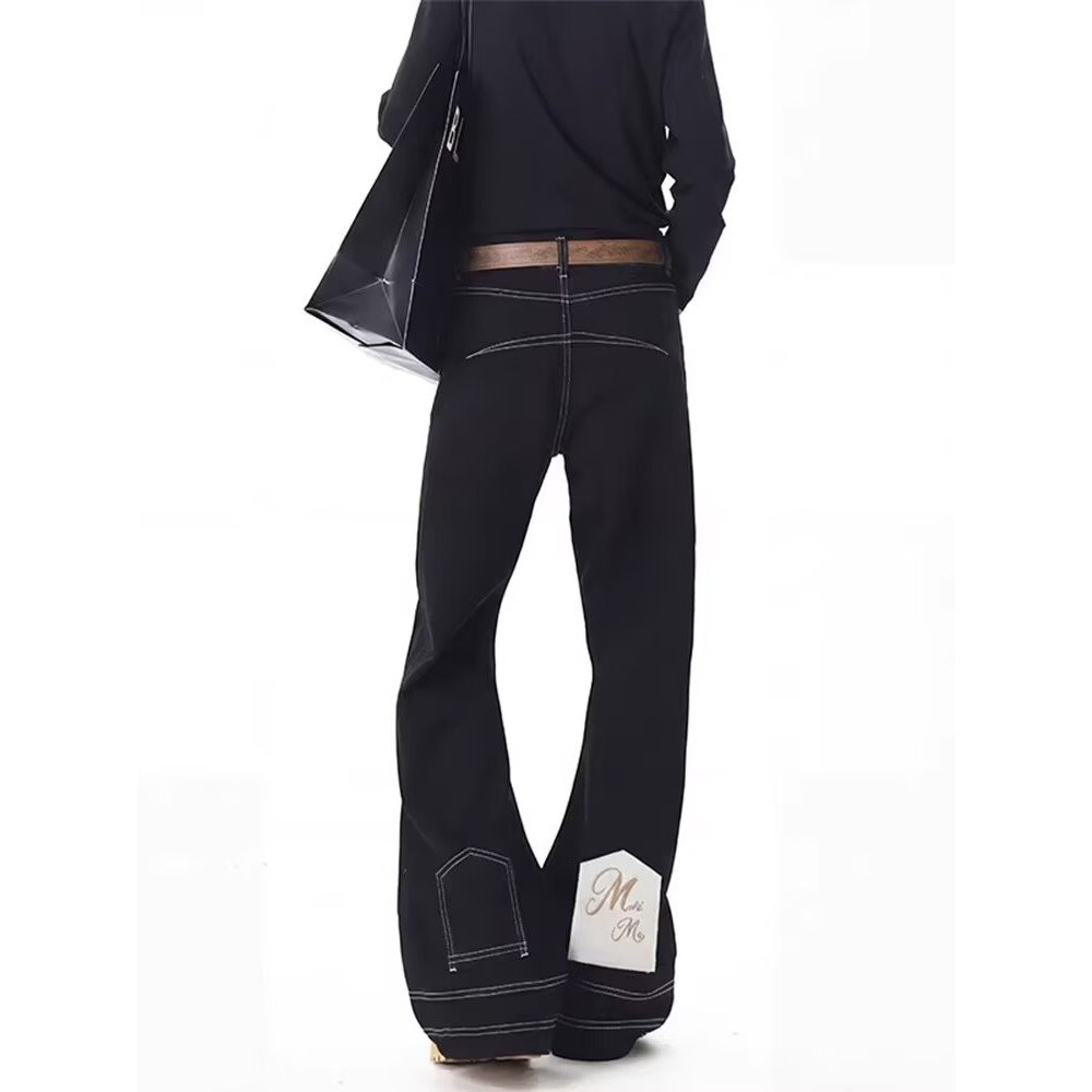 MAX ME Flip Horsehair [Horsehair] Okayama Original Cow Oz Màu Nguyên Bản Rửa Nước Đau Khổ Quần Jean